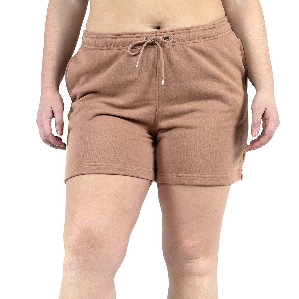Cozi Womens Cozi Fleece Shorts - Womens Adobe Size XL
