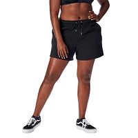 Cozi Womens Fleece Shorts - Ultra Black