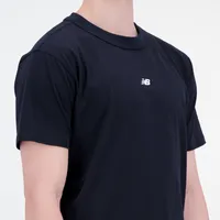 New Balance Mens Athletics Graphic T-Shirt - Black/White/Grey