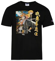 Champion Mens Demon Slayer Zenitsu T-Shirt - Black