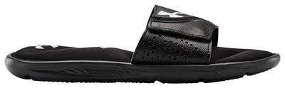 Under Armour Boys Under Armour Ignite VI Slides - Boys' Grade School Shoes White/Black/Black Size 05.0