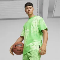 PUMA Mens x Lamelo Ball Lafrance AOP T-Shirt - Multi/Green