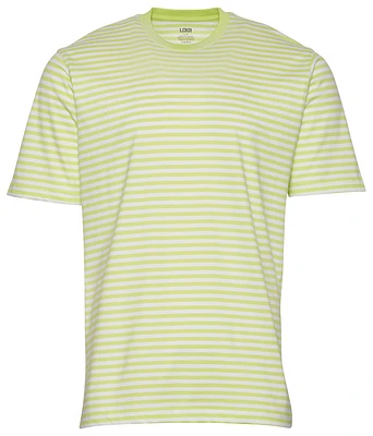 LCKR Mens T-Shirt - Glo Bug Stripe/White