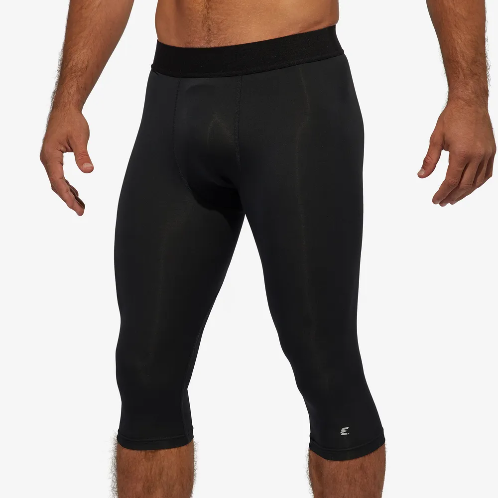 Eastbay Mens Eastbay 3/4 Compression Tights - Mens Black Size S