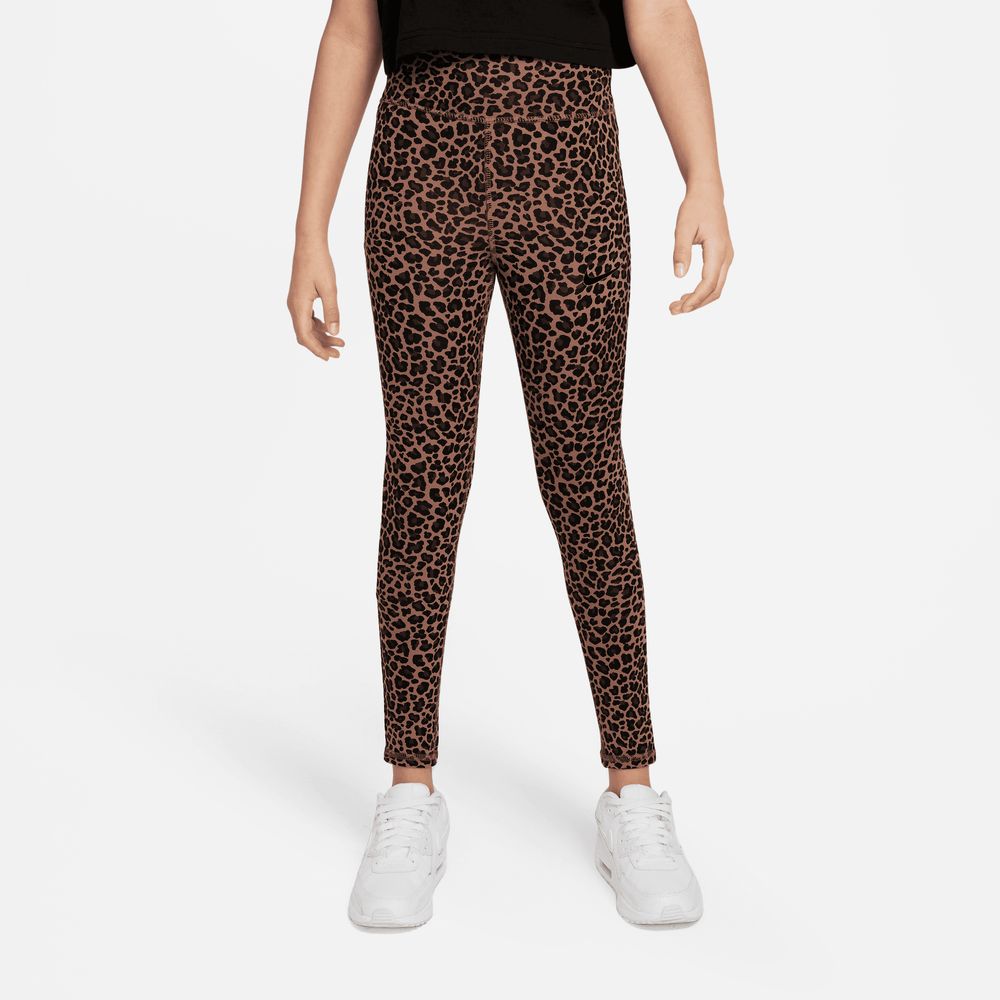 Nike Leopard HW Tights - Girls' Grade School
