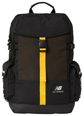New Balance New Balance Terrian Flap Backpack - Adult Black/Black Size One Size