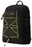 New Balance New Balance Terrain Bungee Backpack - Adult Black/Green Size One Size