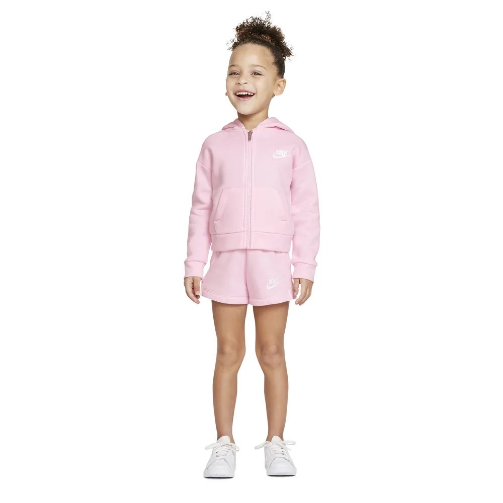 Nike Club Fleece Full Zip & Shorts Set - Girls' Toddler