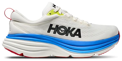 HOKA Mens Bondi 8 - Shoes Virtual Blue/Volt/Blanc De Blanc