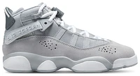 Jordan Boys Jordan 6 Rings - Boys' Grade School Basketball Shoes Wolf Grey/Cool Grey/White Size 06.5