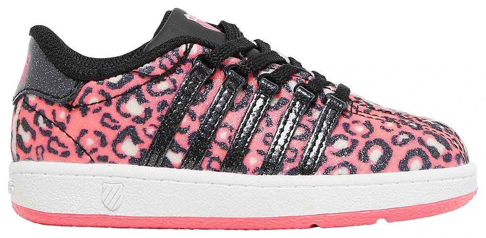 K-Swiss Girls K-Swiss Classic LX - Girls' Toddler Running Shoes Pink/Multi/Black Size 05.0