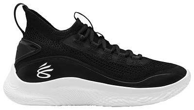 Under Armour Boys Stephen Curry Under Armour Curry 8 - Boys' Grade School Basketball Shoes Black/White/Black Size 06.0