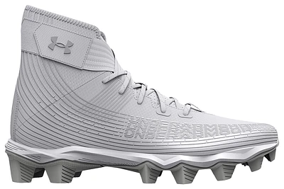 Under Armour Boys Under Armour Highlight Franchise RM - Boys' Grade School Football Shoes Metallic Silver/White Size 04.0