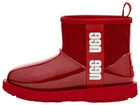 UGG Girls Classic Mini Clear - Girls' Grade School Shoes Red/Red