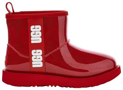 UGG Girls Classic Mini Clear - Girls' Grade School Shoes Red/Red