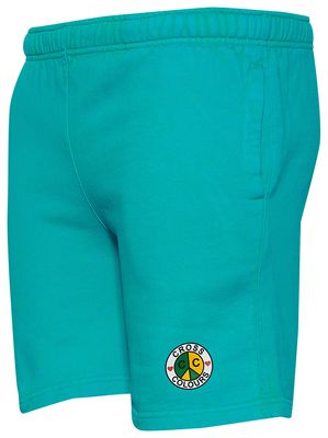 Cross Colours Peace Circle Logo Fleece Shorts