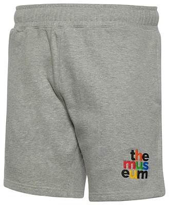 Museum DC Mens Museum DC Fleece Logo Shorts - Mens Gray Size XL