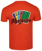 Museum DC Mens Card T-Shirt - Orange