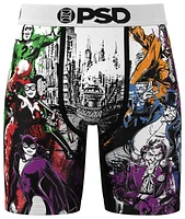 PSD Mens Gotham Villians Underwear - White/Purple/Multi