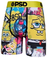 PSD Mens SpongeBob SquarePants Underwear - Pink/Yellow/Black