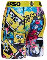 PSD Mens SpongeBob SquarePants Underwear - Pink/Yellow/Black