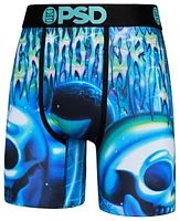 PSD Mens R&M Skulls Underwear - Blue/Black/Green