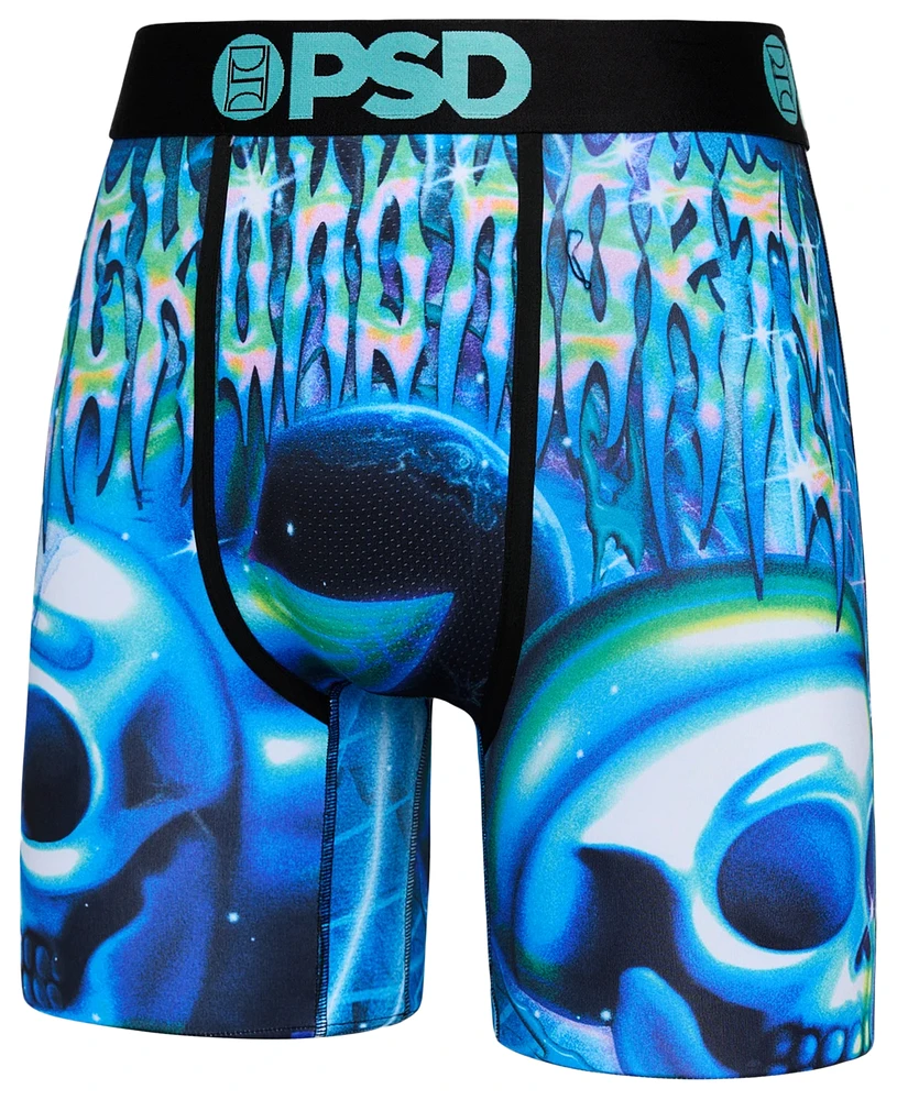 PSD Mens R&M Skulls Underwear - Blue/Black/Green