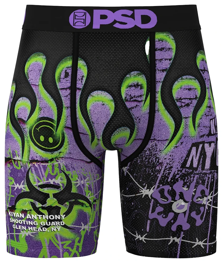 PSD Mens Ka One Way Street MM Underwear - Black/Purple