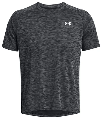 Under Armour Mens Tech Textured T-Shirt - White/Black