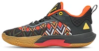 Anta Boys Anta Kai 1 Speed - Boys' Grade School Basketball Shoes Yellow/Neon Red/Grey Size 04.0