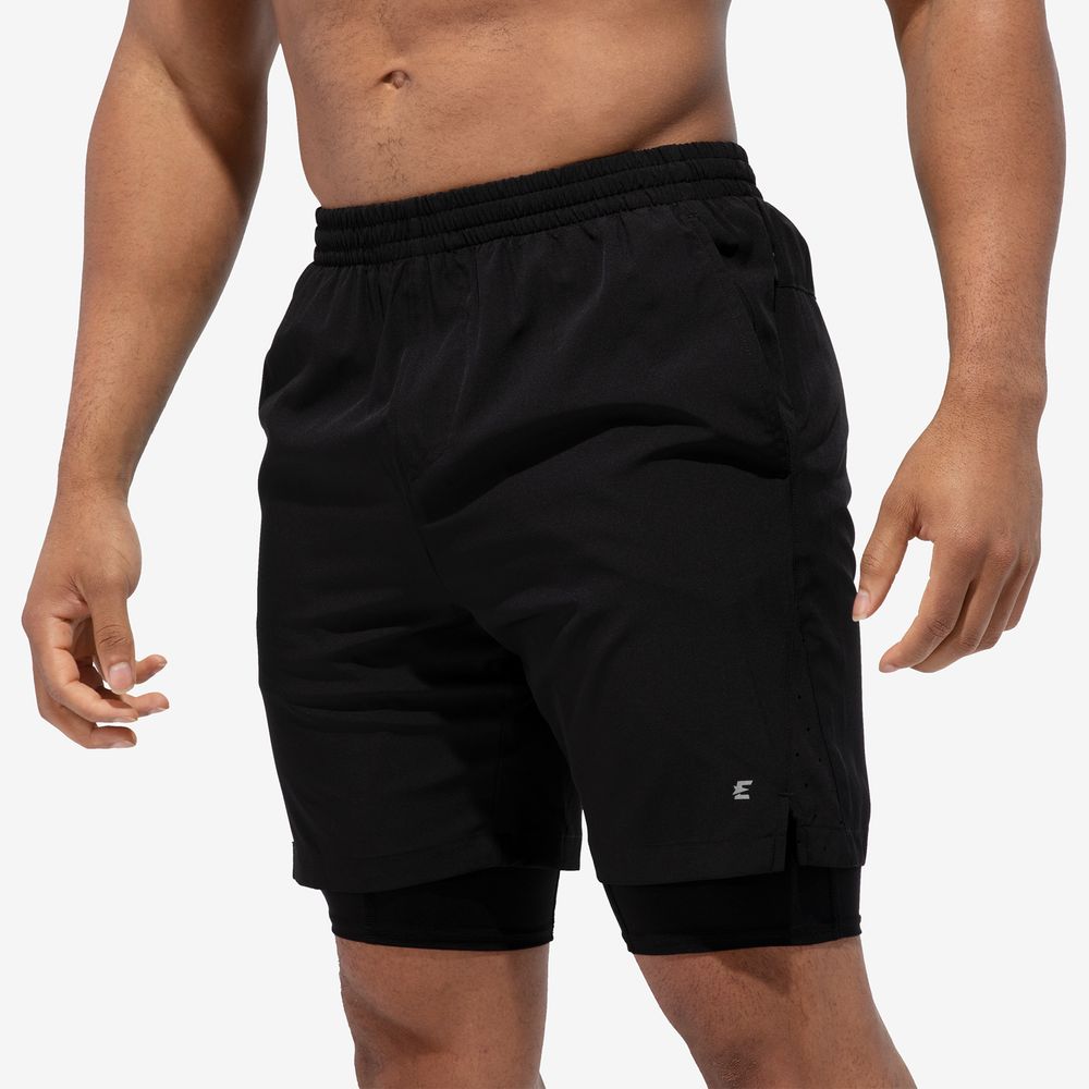 Eastbay Marathon 7" Shorts with 9" Extended Boxer Brief - Men's