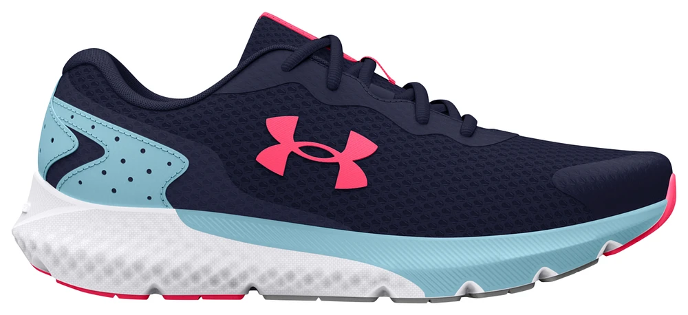 Under Armour Girls Under Armour Rogue 3 - Girls' Grade School Running Shoes Midnight Navy/Blizzard/Pink Shock Size 05.5