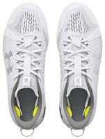 Under Armour Mens Under Armour Yard Low MT TPU- - Mens Baseball Shoes White/White/Metallic Silver Size 09.5