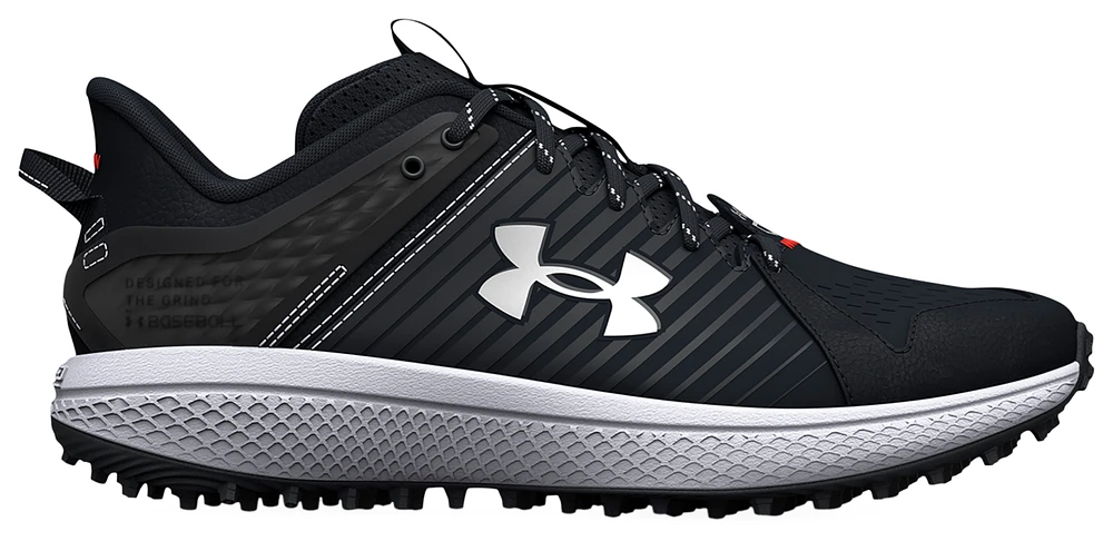 Under Armour Boys Yard Turf - Boys' Grade School Baseball Shoes Black/Black/White