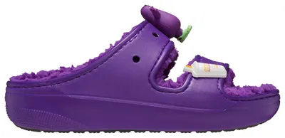 Crocs Womens Crocs McDonalds X Lined Cozy Sandals - Womens Shoes Purple/Purple Size 07.0