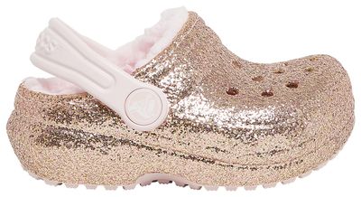 Crocs Classic Clog Lined Glitter  - Girls' Toddler