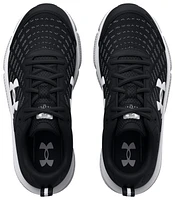 Under Armour Boys Under Armour Charged Assert 10 - Boys' Grade School Shoes Black/White Size 04.0