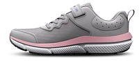 Under Armour Girls Assert 10 AC - Girls' Preschool Running Shoes Halo Gray/Pink Sugar/Iridescent