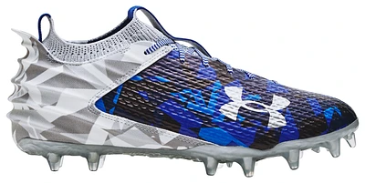 Under Armour Mens Under Armour Blur Smoke 2.0 MC - Mens Football Shoes White/Red/Royal Size 12.0