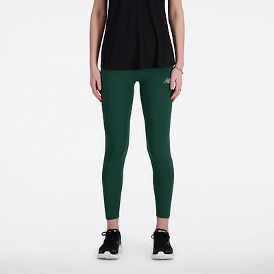 New Balance Womens New Balance Harmony High Rise Leggings 25" - Womens Nightwatch Green/White Size S