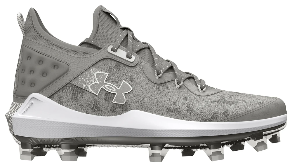 Under Armour Mens Harper 8 Elite TPU - Baseball Shoes Halo Gray/Gray/White