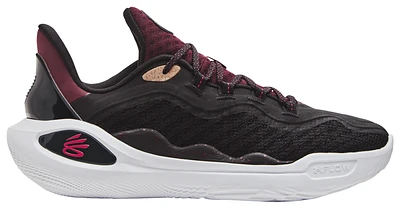 Under Armour Mens Curry 11 Domaine - Basketball Shoes Black/Burgundy/White