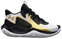 Under Armour Boys Jet 23 - Boys' Grade School Basketball Shoes Black/White/Gold