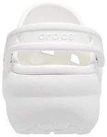 Crocs Womens Crocs Classic Platform - Womens Shoes White/White Size 10.0