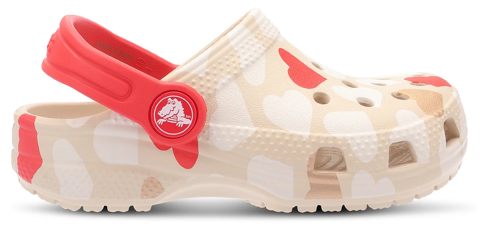Crocs Boys Classic Clogs - Boys' Toddler Shoes Sand/Pink/Red