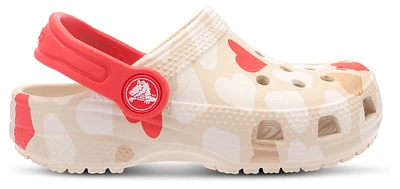 Crocs Boys Classic Clogs - Boys' Toddler Shoes Sand/Pink/Red