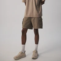 LCKR Mens Based French Terry Cargo Shorts