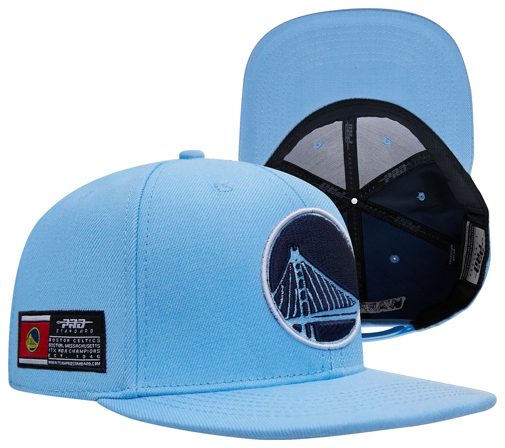 Pro Standard Pro Standard Warriors Collage Wool Snapback Hat - Adult University Blue/Black Size One Size