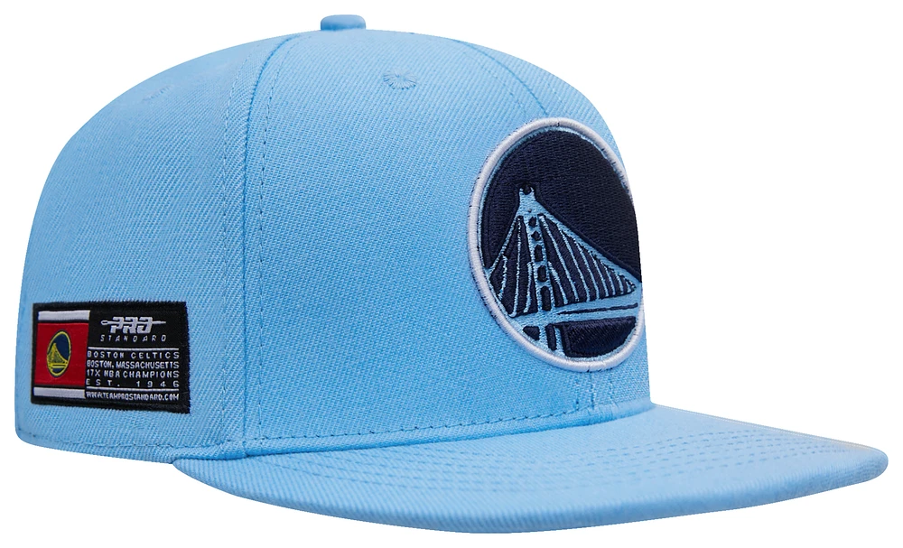 Pro Standard Pro Standard Warriors Collage Wool Snapback Hat - Adult University Blue/Black Size One Size