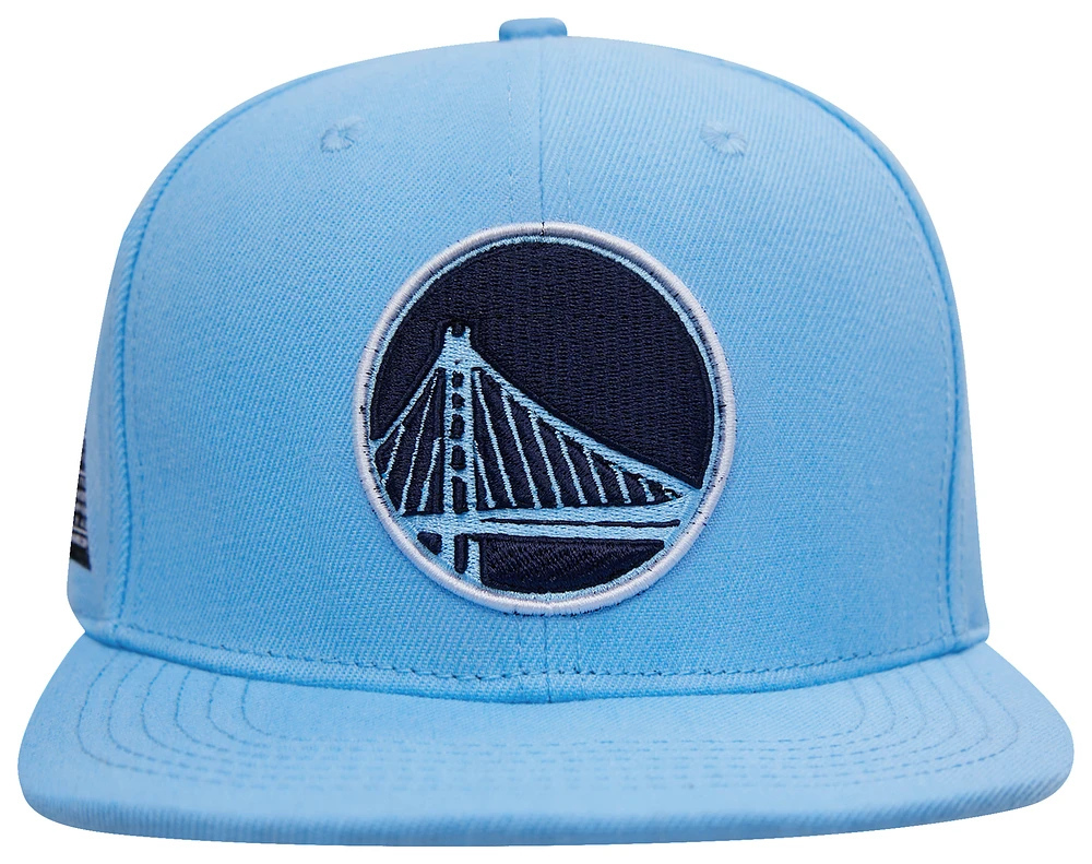 Pro Standard Pro Standard Warriors Collage Wool Snapback Hat - Adult University Blue/Black Size One Size